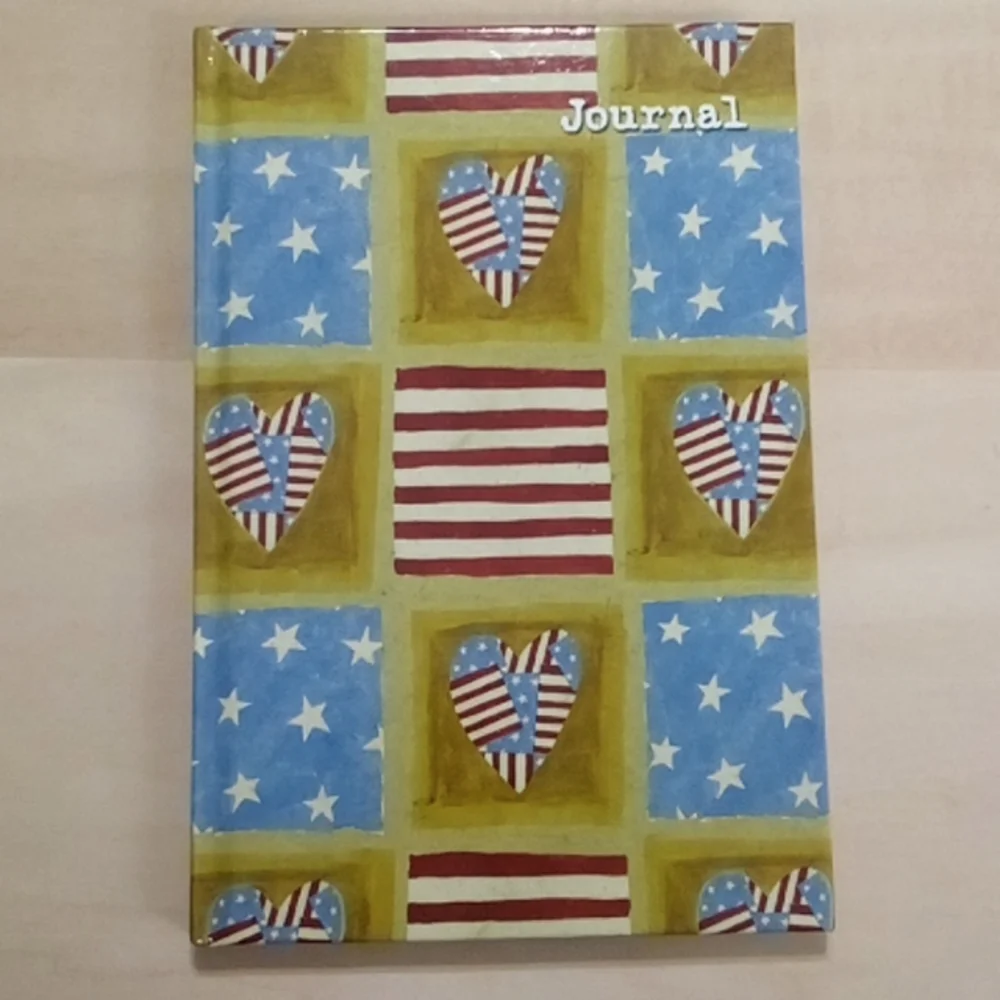 3/$15 American Flag Journal
